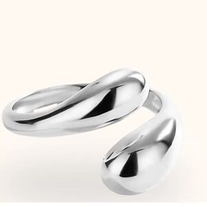 *NEW 925‎ Sterling Silver Wrap Ring